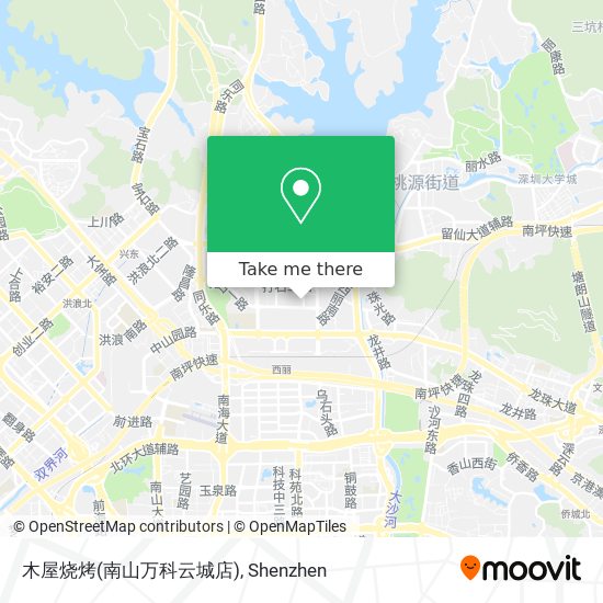 木屋烧烤(南山万科云城店) map