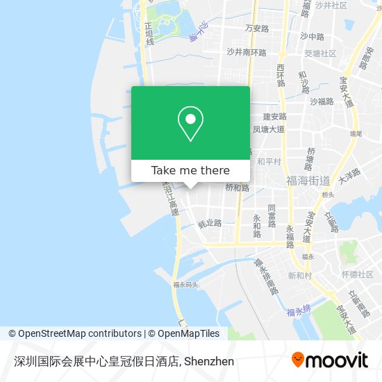 深圳国际会展中心皇冠假日酒店 map
