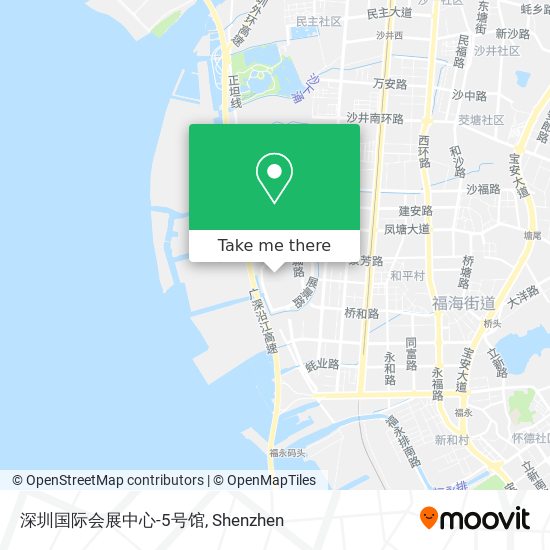 深圳国际会展中心-5号馆 map