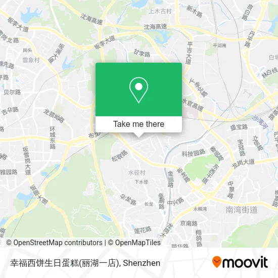 幸福西饼生日蛋糕(丽湖一店) map