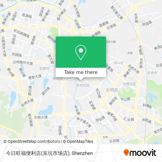 今日旺福便利店(东坑市场店) map