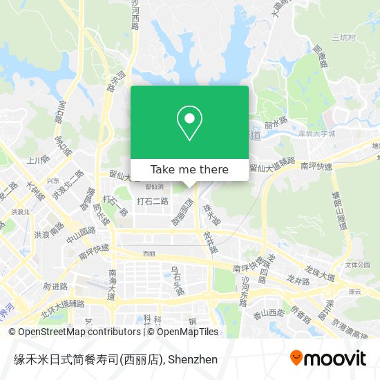 缘禾米日式简餐寿司(西丽店) map