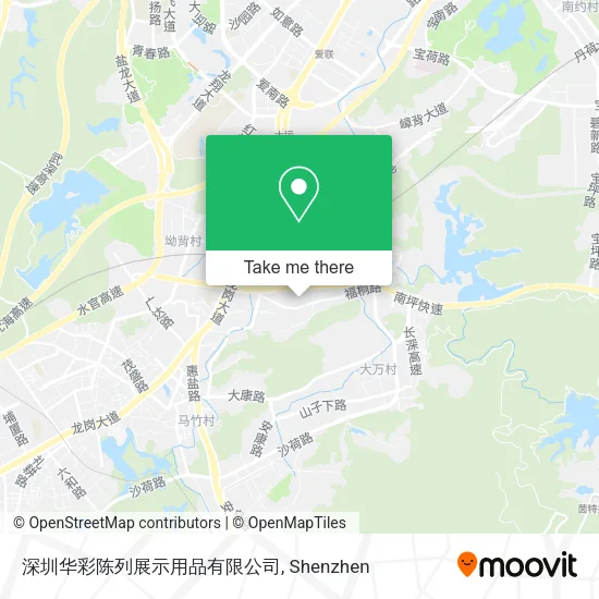 深圳华彩陈列展示用品有限公司 map