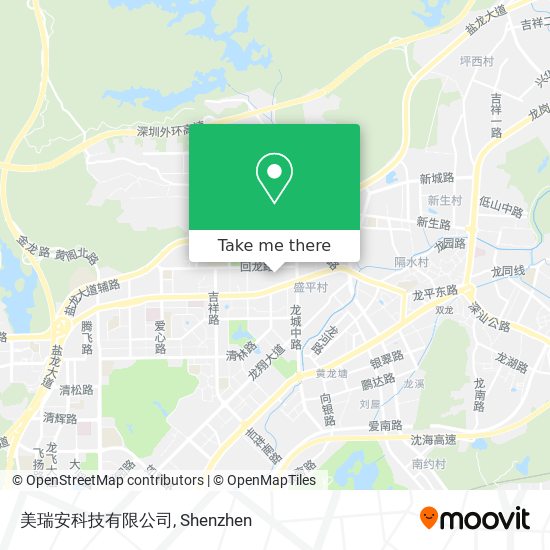 美瑞安科技有限公司 map