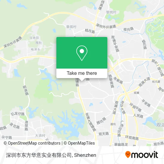 深圳市东方华意实业有限公司 map