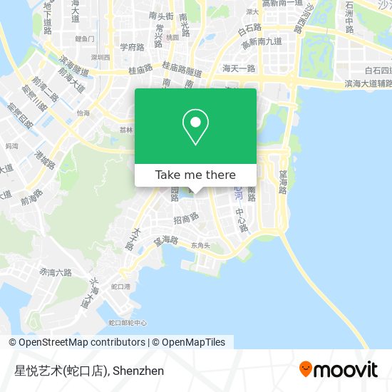 星悦艺术(蛇口店) map