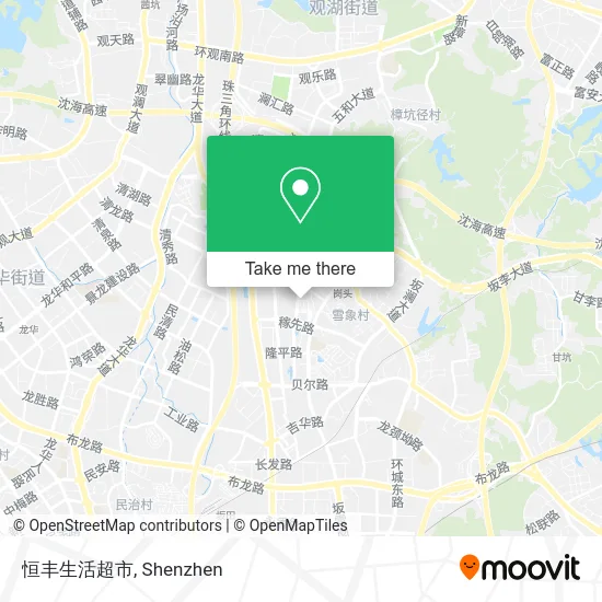 恒丰生活超市 map