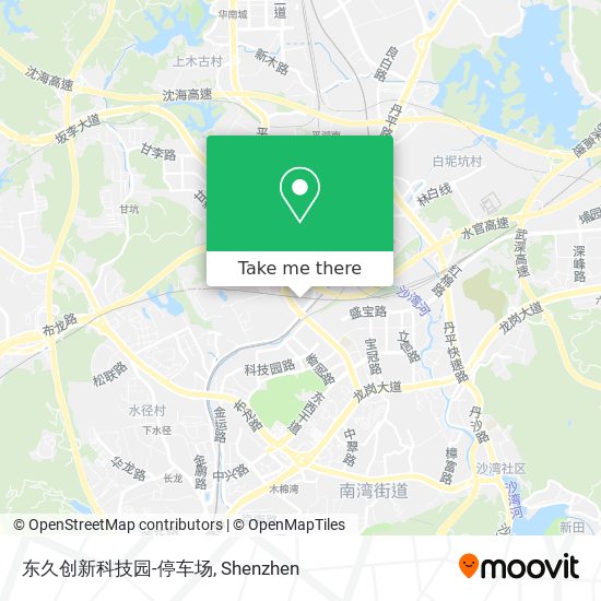东久创新科技园-停车场 map