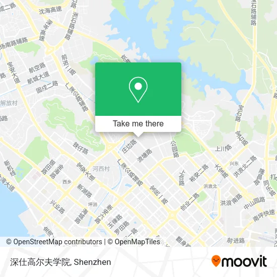 深仕高尔夫学院 map