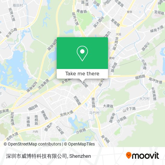 深圳市威博特科技有限公司 map