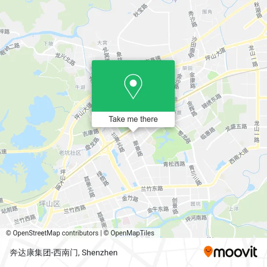 奔达康集团-西南门 map
