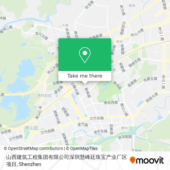 山西建筑工程集团有限公司深圳慧峰廷珠宝产业厂区项目 map