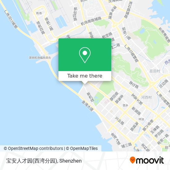 宝安人才园(西湾分园) map