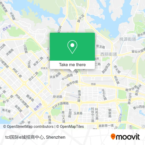 tcl国际e城招商中心 map