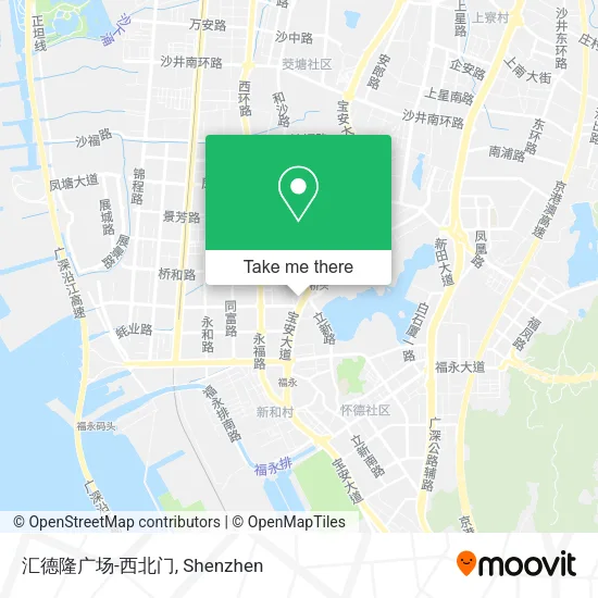 汇德隆广场-西北门 map