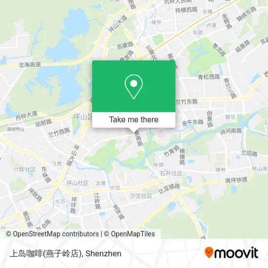上岛咖啡(燕子岭店) map