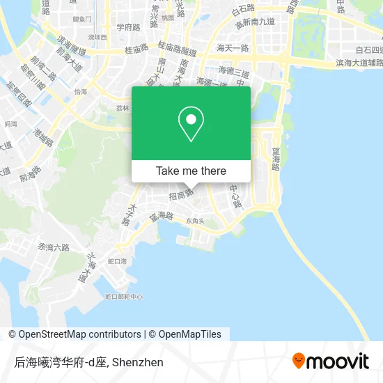 后海曦湾华府-d座 map