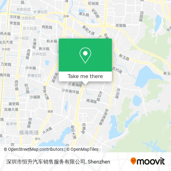 深圳市恒升汽车销售服务有限公司 map