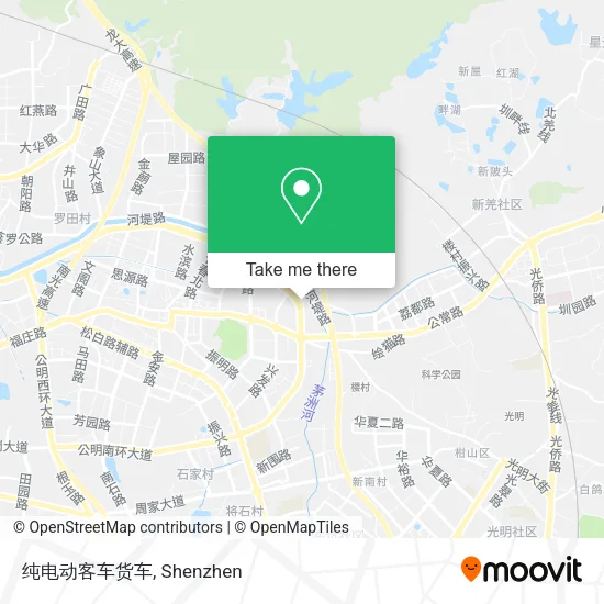 纯电动客车货车 map