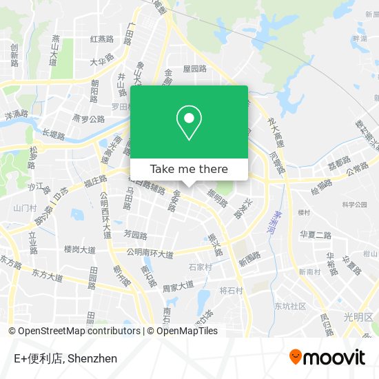 E+便利店 map