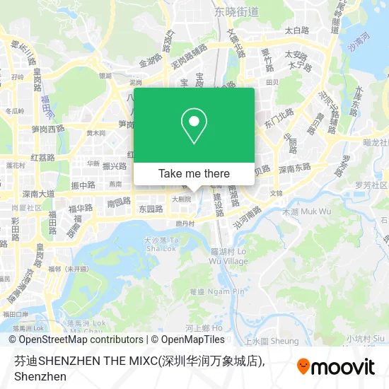芬迪SHENZHEN THE MIXC(深圳华润万象城店) map