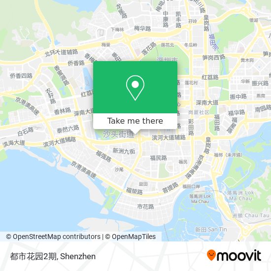 都市花园2期 map