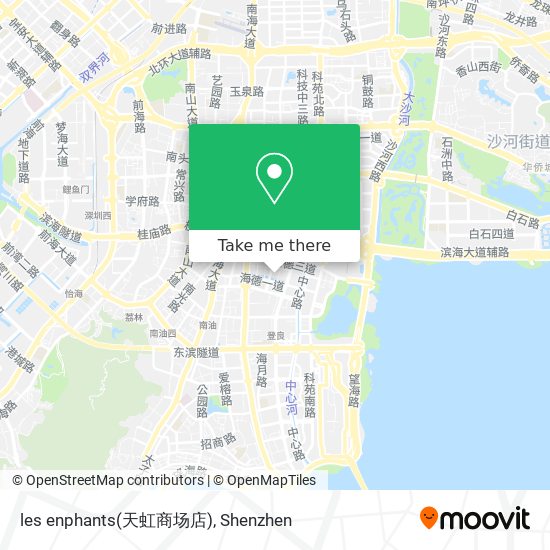 les enphants(天虹商场店) map