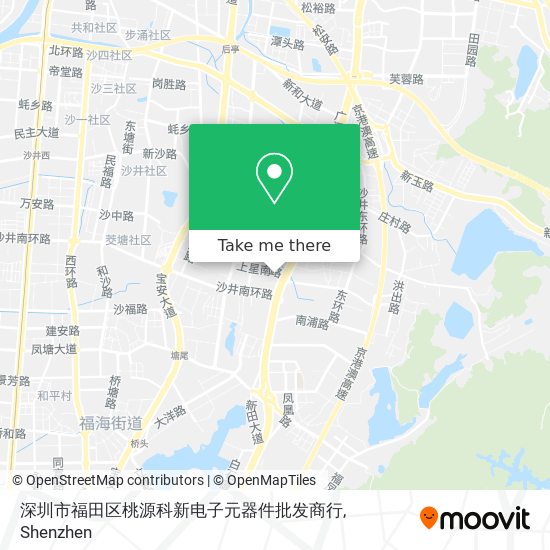 深圳市福田区桃源科新电子元器件批发商行 map