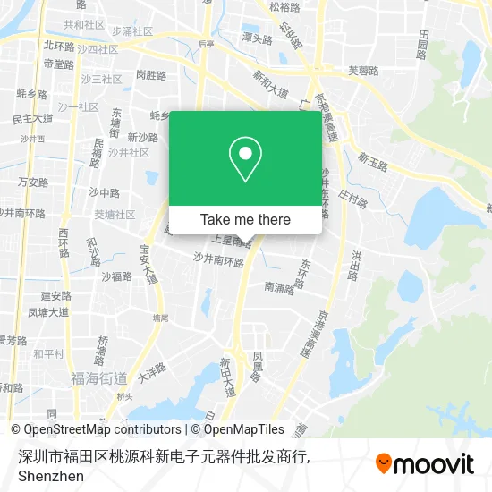 深圳市福田区桃源科新电子元器件批发商行 map