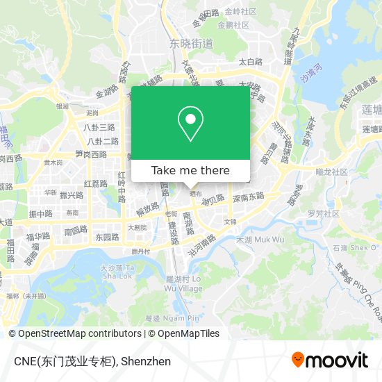 CNE(东门茂业专柜) map