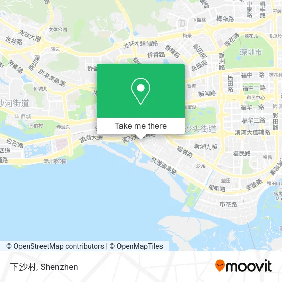 下沙村 map