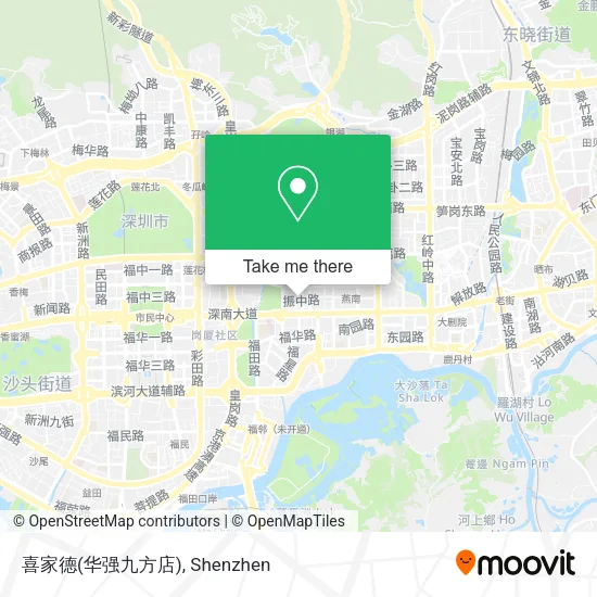 喜家德(华强九方店) map