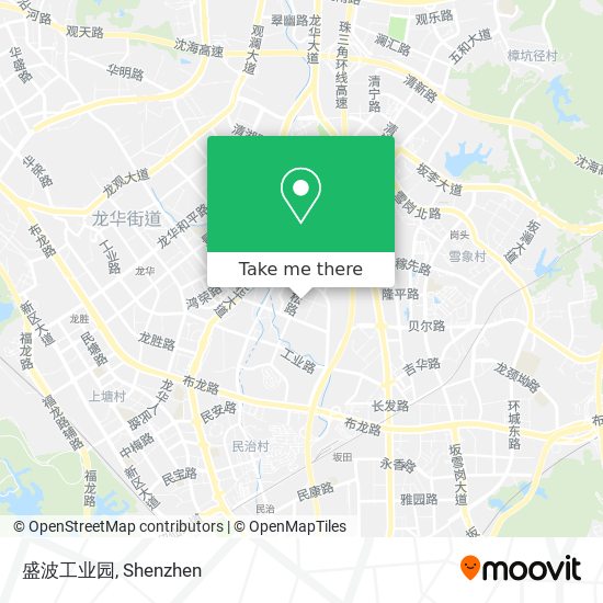 盛波工业园 map