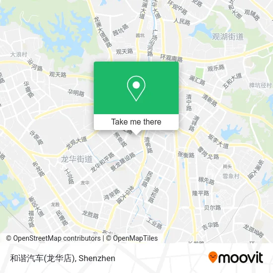 和谐汽车(龙华店) map