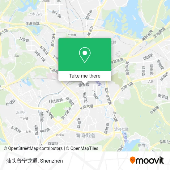 汕头普宁龙通 map