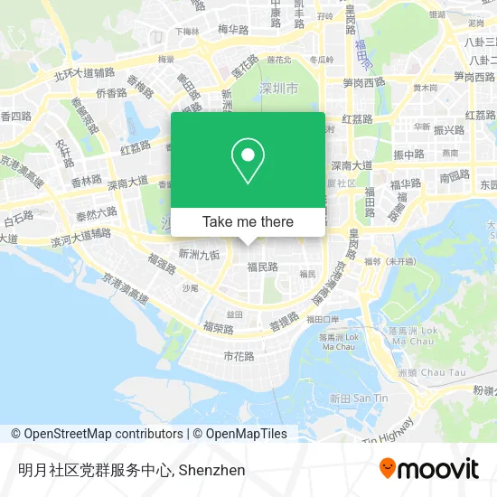 明月社区党群服务中心 map