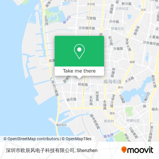 深圳市欧辰风电子科技有限公司 map