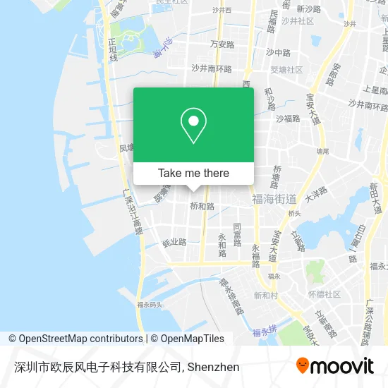 深圳市欧辰风电子科技有限公司 map