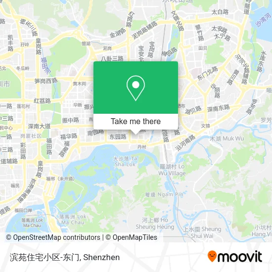 滨苑住宅小区-东门 map