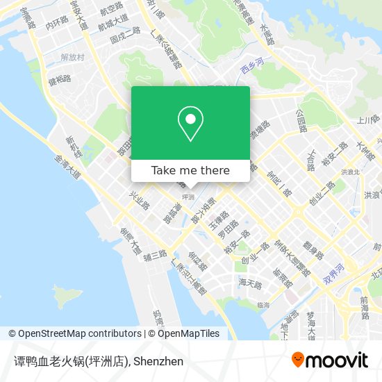 谭鸭血老火锅(坪洲店) map