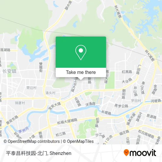 平泰昌科技园-北门 map