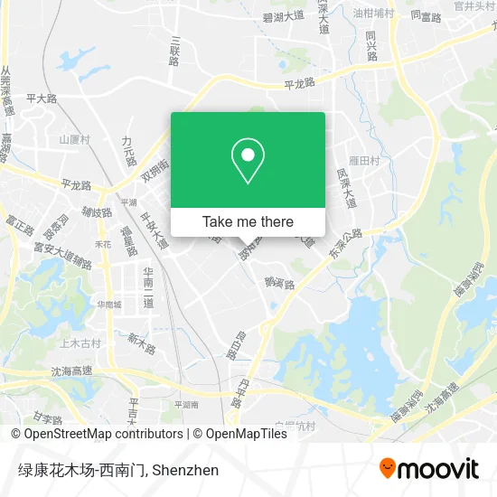 绿康花木场-西南门 map