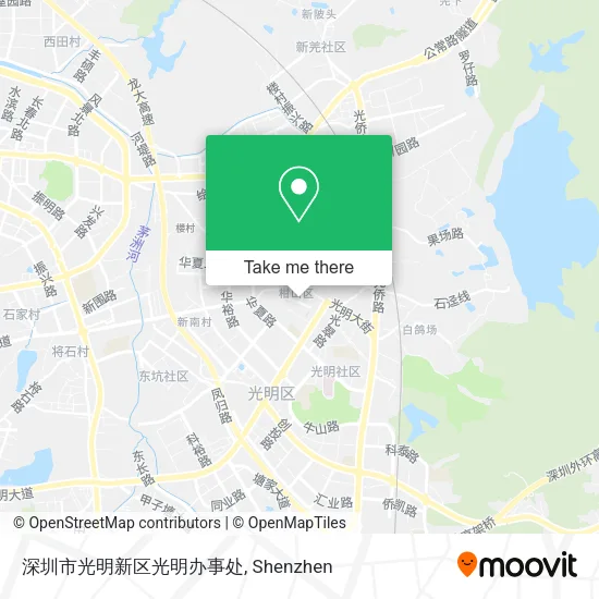 深圳市光明新区光明办事处 map