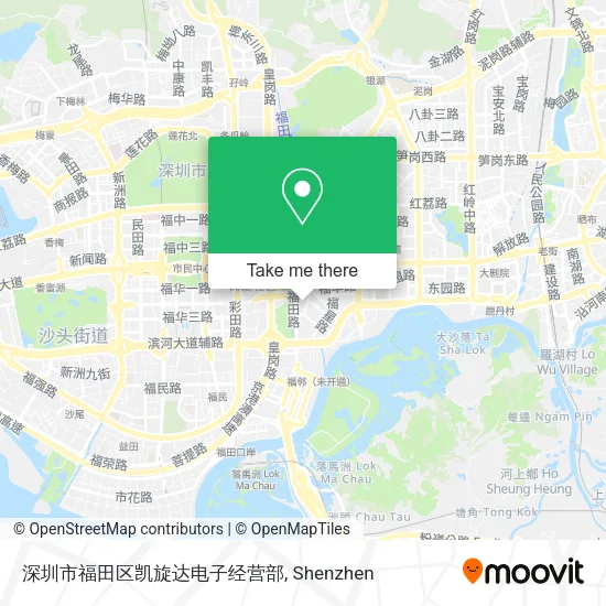 深圳市福田区凯旋达电子经营部 map