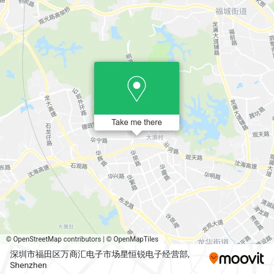 深圳市福田区万商汇电子市场星恒锐电子经营部 map