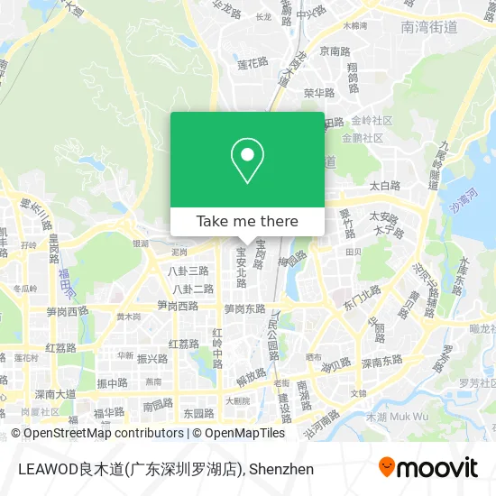 LEAWOD良木道(广东深圳罗湖店) map