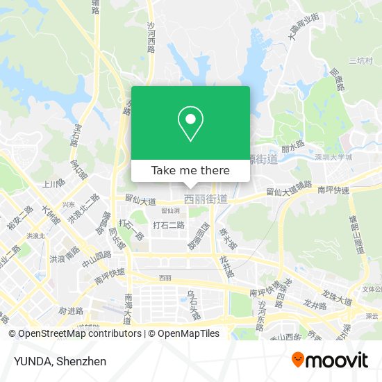YUNDA map