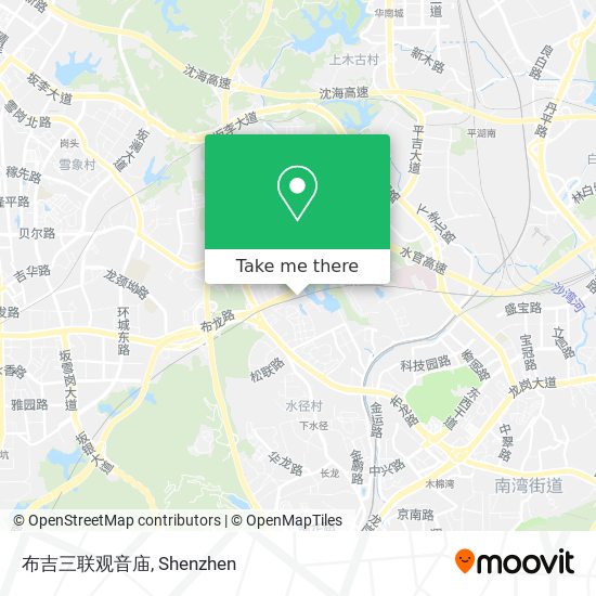 布吉三联观音庙 map