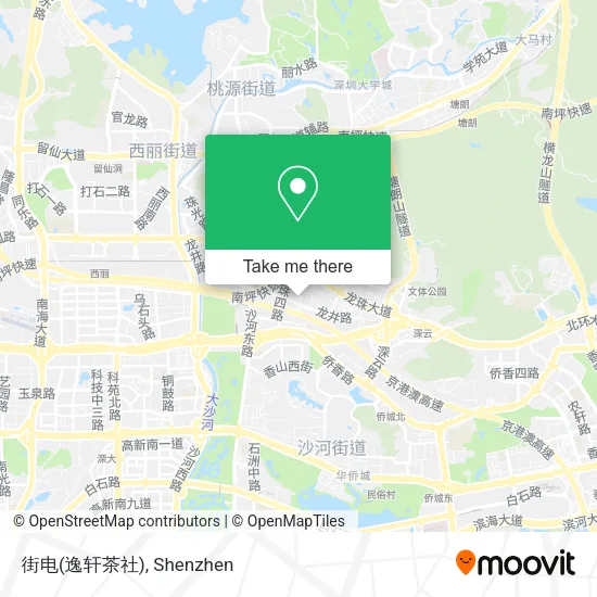 街电(逸轩茶社) map