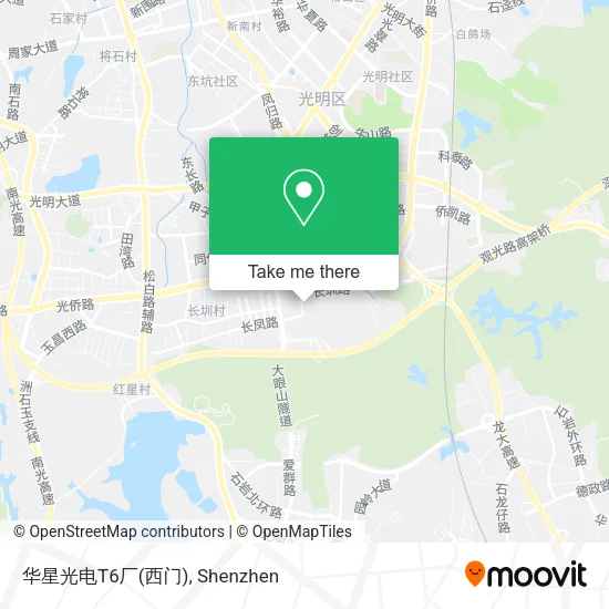 华星光电T6厂(西门) map